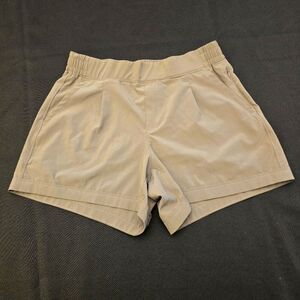 RBX Elastic Waist Zipper Pockets Shorts